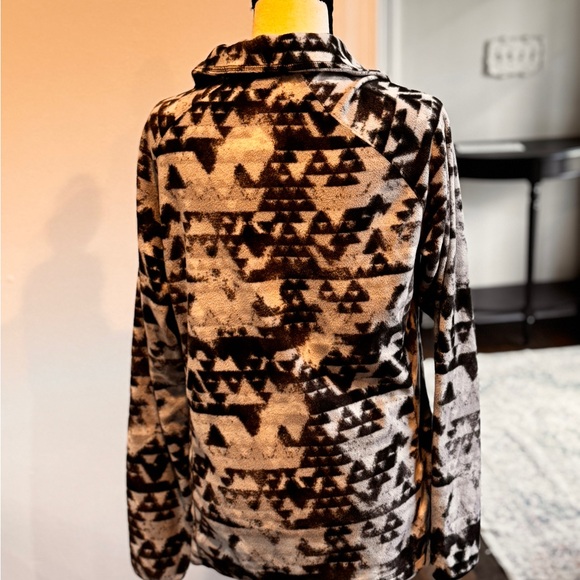 Columbia Black and Gray Cowl Neck Sweater - Picture 2 of 3